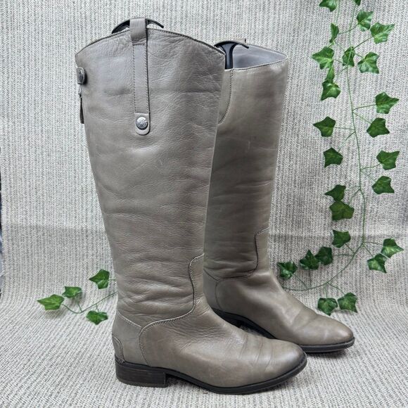 Sam Edelman Womens Penny 2 Grey Frost Riding Equestrian BOOTS Size 7M - Picture 1 of 12